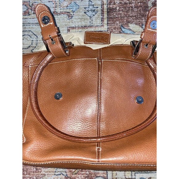 Tignanello Leather Shoulder Bag | Brown - Picture 3 of 7